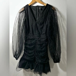 forever21 Lace dress long sleeve size Small